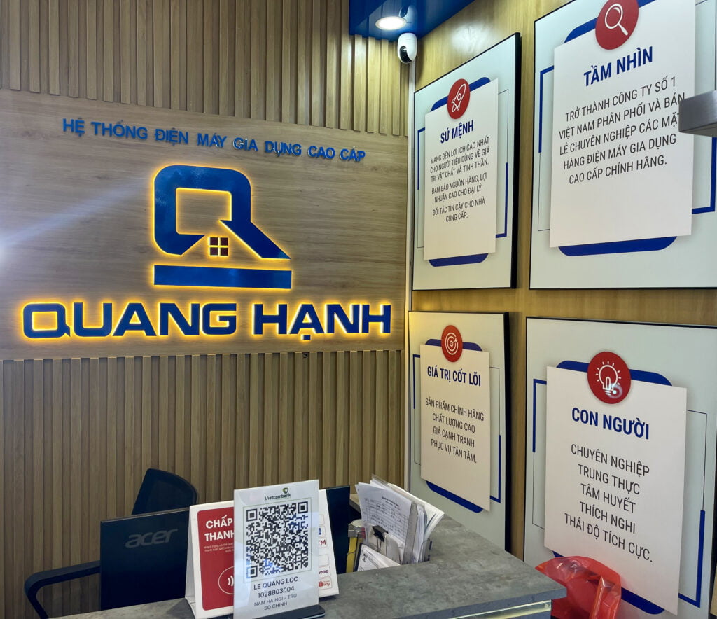 Triết lý kinh doanh điện máy Quang Hạnh