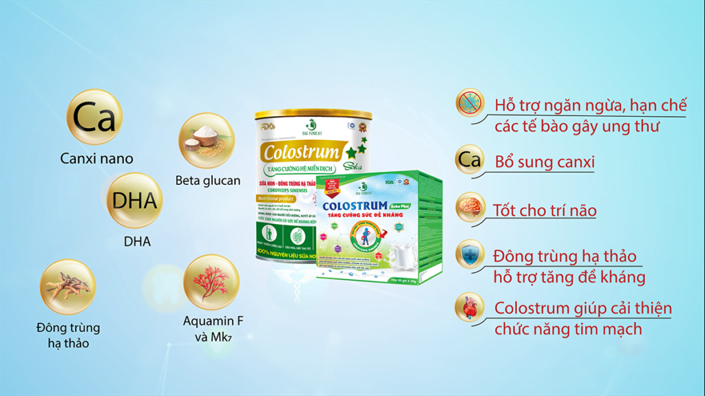 Sữa non Colostrum có lợi ích gì
